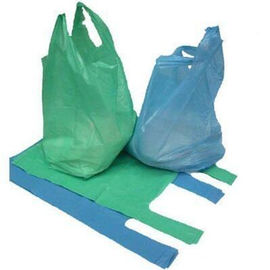 Το Polylactic οξύ χρωμάτισε τις βιοδιασπάσιμες τσάντες απορριμάτων μπλουζών με το λογότυπο