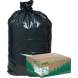 Μαύρες τσάντες απορριμάτων PLA λιπασματοποιήσιμες/βιοδιασπάσιμες πλαστικές που συγκολλούν τον τύπο με θερμότητα