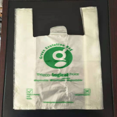 Βιοδιασπάσιμη υδροδιαλυτή πλαστική τσάντα MSDS μπλουζών PVA πιστοποιημένη