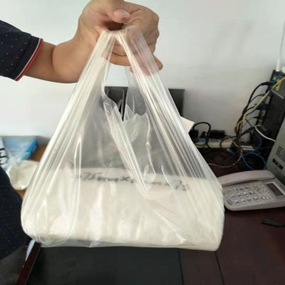 Βιοδιασπάσιμη υδροδιαλυτή πλαστική τσάντα MSDS μπλουζών PVA πιστοποιημένη