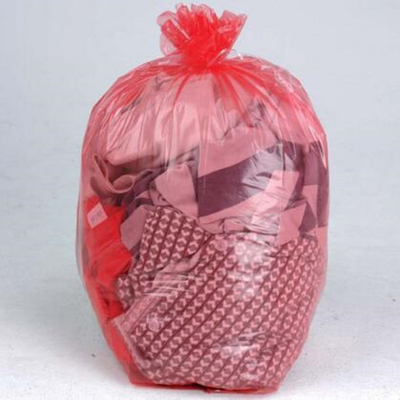 Κόκκινες μίας χρήσης πλαστικές υδατοδιαλυτές σακούλες πλυντηρίων για ιατρική / νοσοκομείο