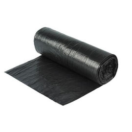 Προσαρμοσμένο πλαστικό μαύρο χρώμα τσαντών απορριμμάτων PLA βιοδιασπάσιμο στο ρόλο